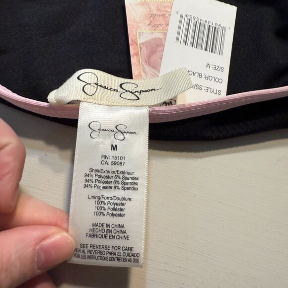 Jessica Simpson Women's Classic Hipster Bikini Bottom Size Medium - Picture 8 of 8